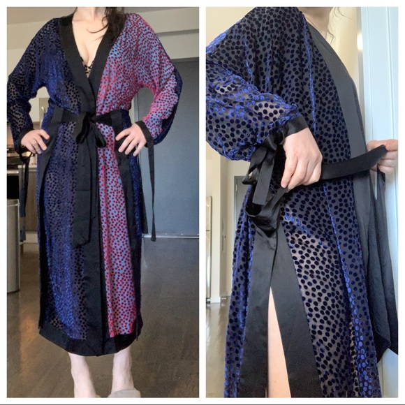 Gorgeous Burnout Kimono style wrap dress - Picture 3 of 16